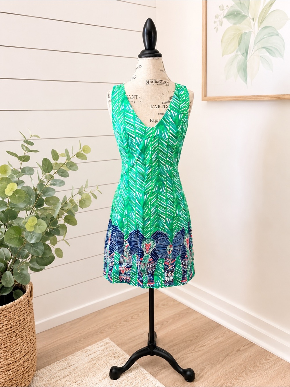 NWT Lilly Pulitzer Tandie Shift Dress Size 6 Multi Costa Verde Engineered Print
